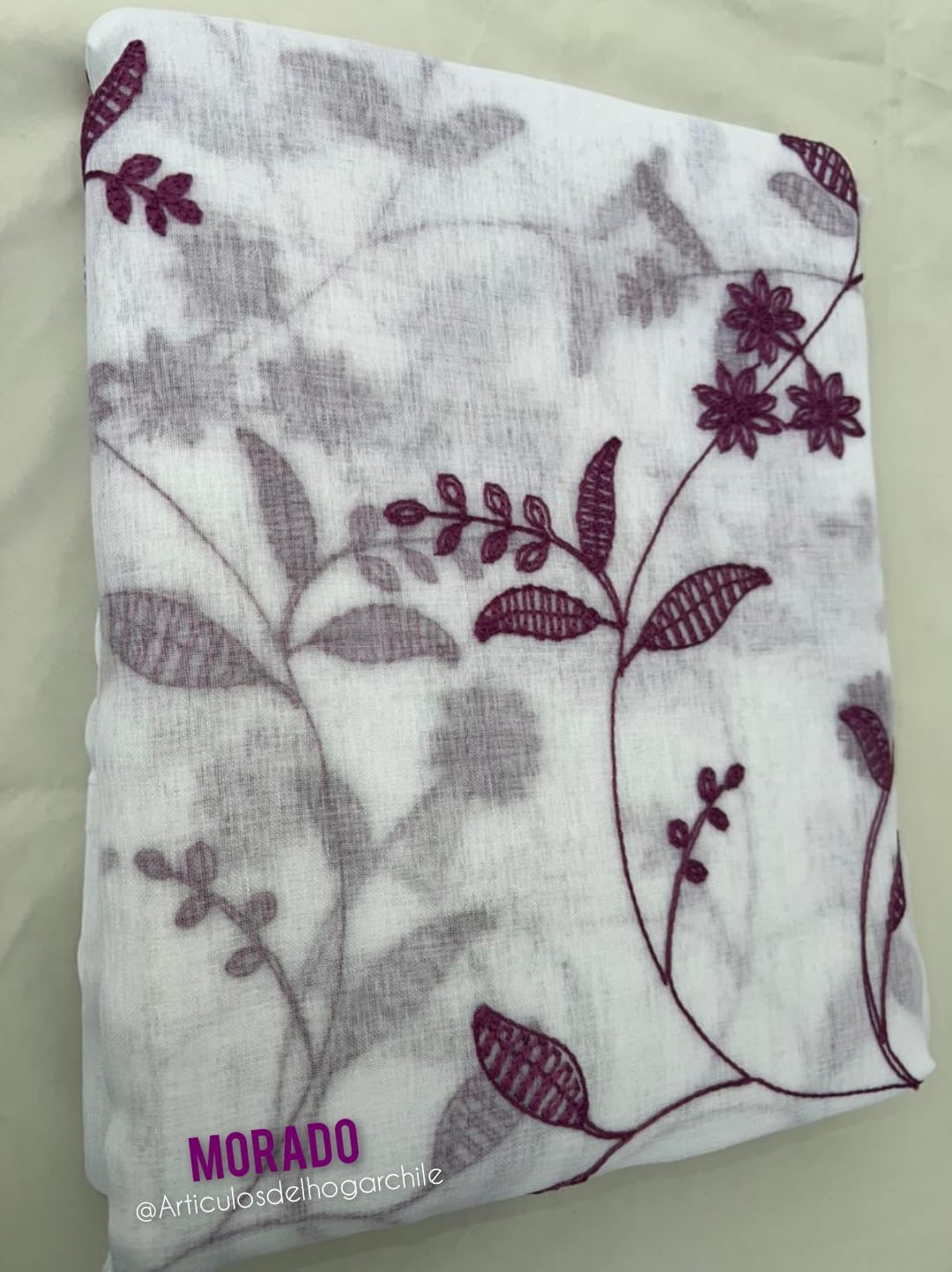 Visillos Bordados de Lino