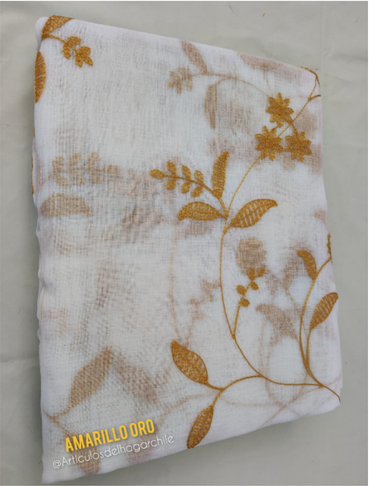 Visillos Bordados de Lino