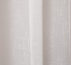 Visillo Lino Blanco Liso
