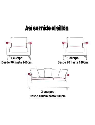 Set de Fundas para Sillón 3+1+1